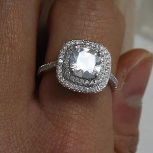 New Sterling Silver CZ Ring